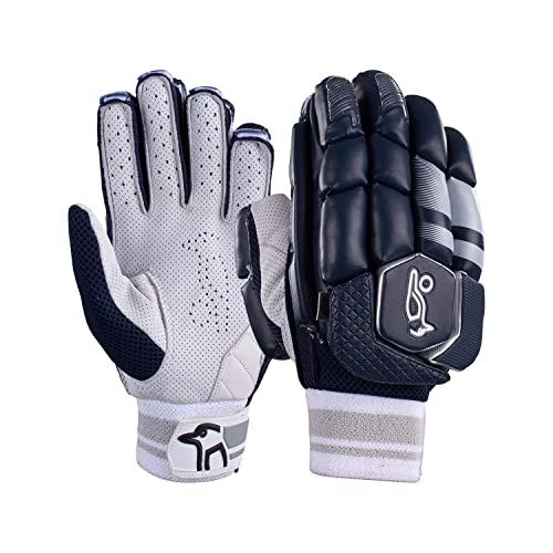 Kookaburra 2.1 T/20 - Navy Cricket Batting Gloves - a l/h, Adult Left Hand
