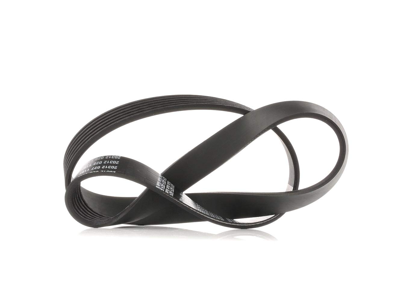 Contitech 6PK900 V-Ribbed Belt, Black