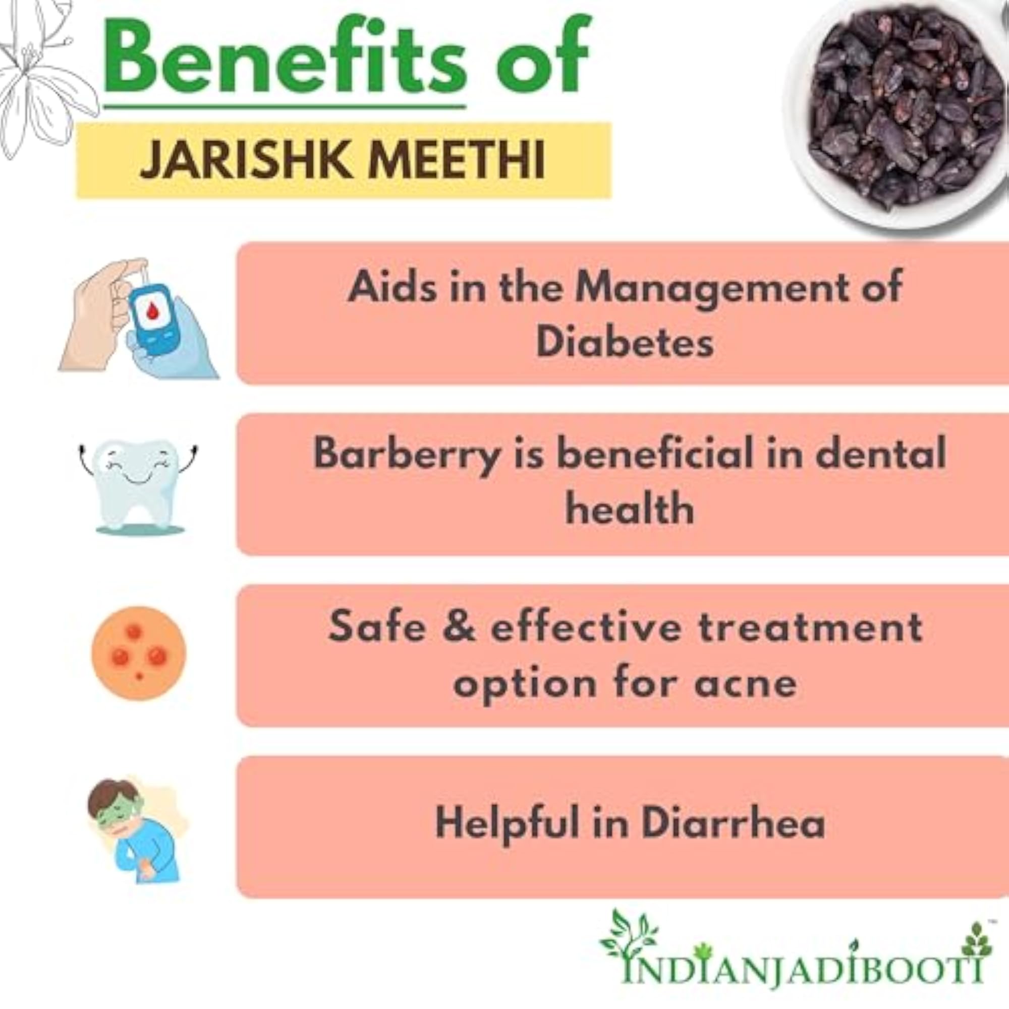 Jarishk Meethi Dried Barberry, 900 Grams Pack