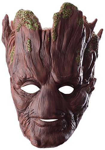 Rubies - Party Supplies - Guardians of the Galaxy Groot 3/4 Adult Mask Men mens One Size, Multicolor