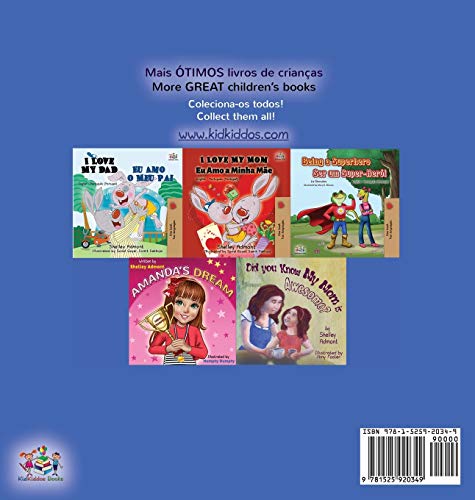 Adoro Dormir na Minha Própria Cama I Love to Sleep in My Own Bed: Portuguese English Bilingual Book