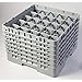 Camrack Glass Rack, W/6 Extenders, Full Size, 25 Compartments, 3-1/2