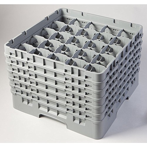 Camrack Glass Rack, W/6 Extenders, Full Size, 25 Compartments, 3-1/2'' Max. Dia., 11-3/4'' Max. (2 Pieces/Unit)