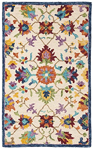 Tapete Handmade Boho de Lana 3x5 ft Safavieh miniatura 2