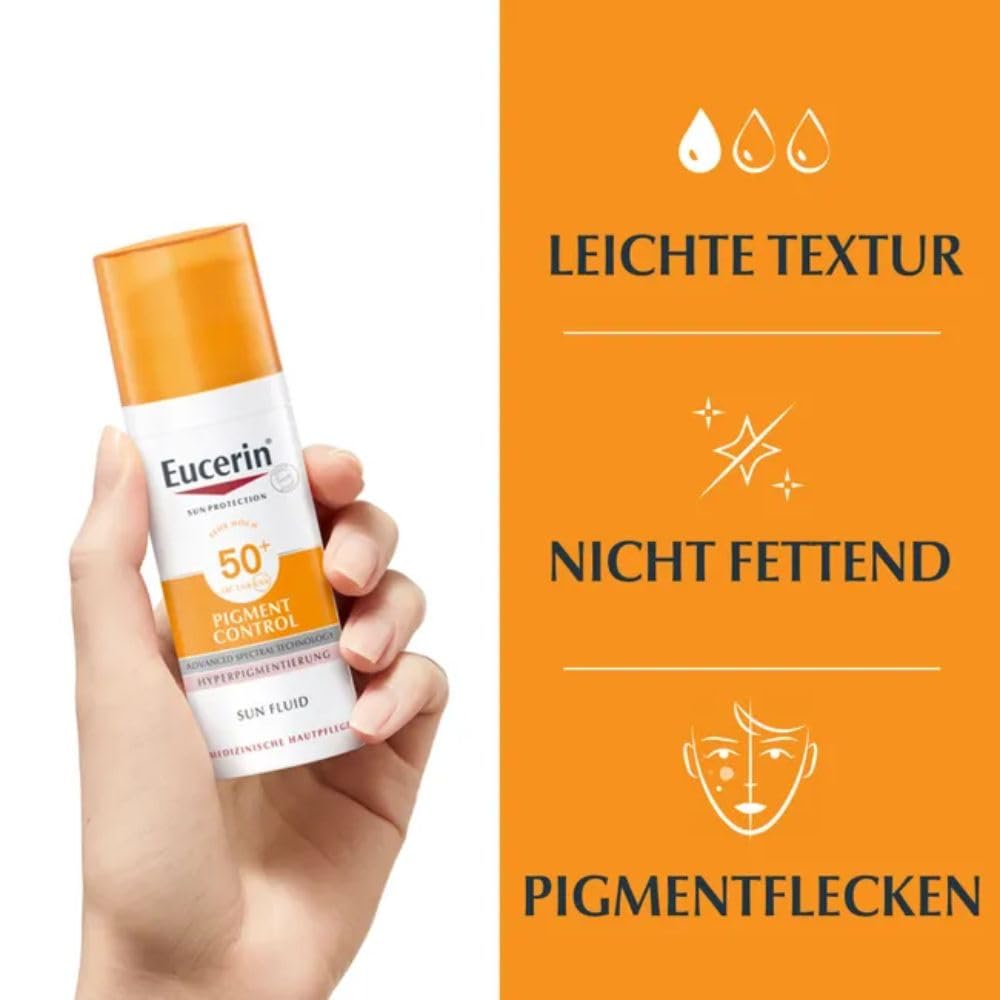 Eucerin Pigment Control LSF 50+ Sun Fluid, 50 ml Rozwiązanie