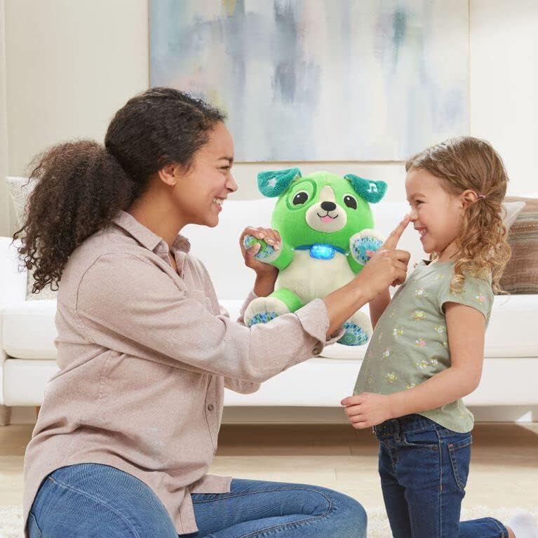 LeapFrog My Pal Scout Smarty Paws, Infant Plush Toy with Personalization, Music and lullabies, Learning Content for Baby to Toddler, English Version