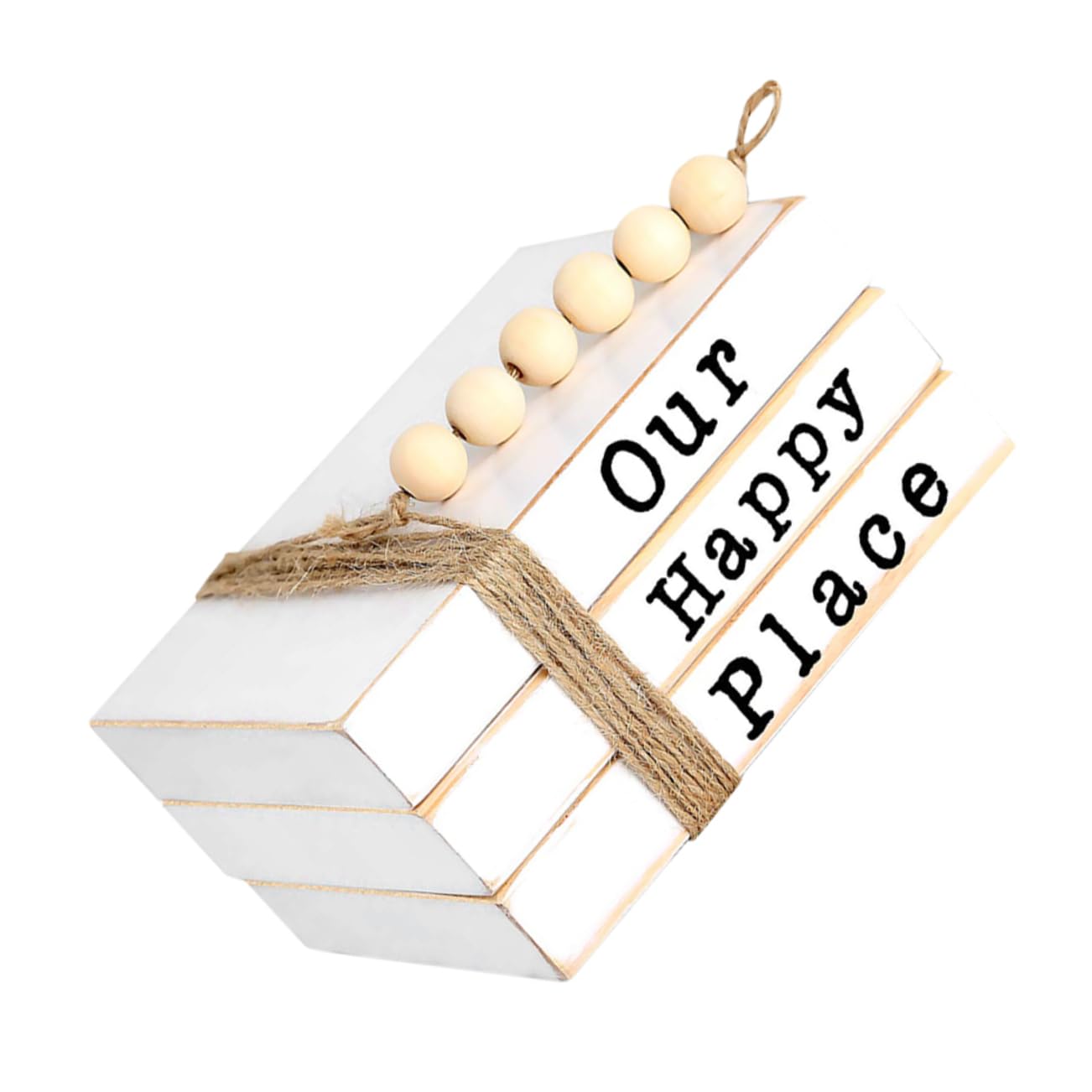 TOYANDONA Decorative Bookends Wooden Fake Book Ornament Home Decor Models for Living Room