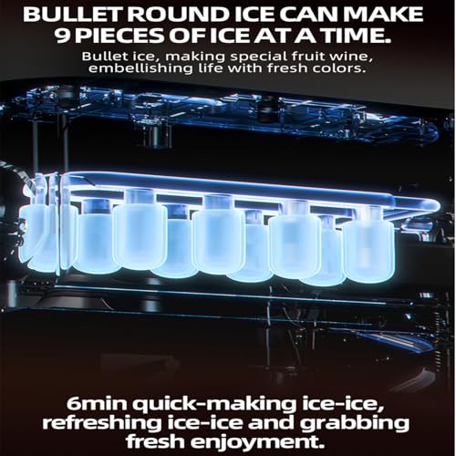 Fabricadora de hielo capacidad grande con pantalla táctil miniatura 3