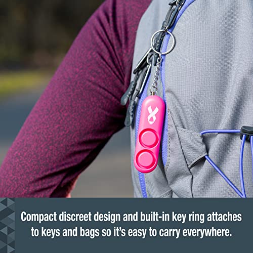 Sabre Personal Safety Kit With Pepper Spray And Personal Alarm, 25 Bursts, 10-Foot (3-Meter) Range, 120Db Alarm, Audible Up To 1,280-Feet (390-Meters), Supports National Breast Cancer Foundation(Nbcf) #TOP5