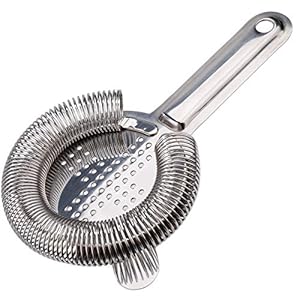 Hawthorn Cocktailzeef van roestvrij staal, roestbestendig, 10 x 16 cm