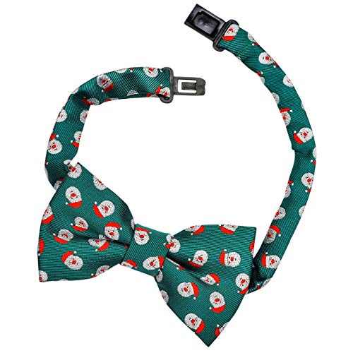 Retreez Christmas Happy Santa Claus Woven Pre-tied Boy's Bow Tie2