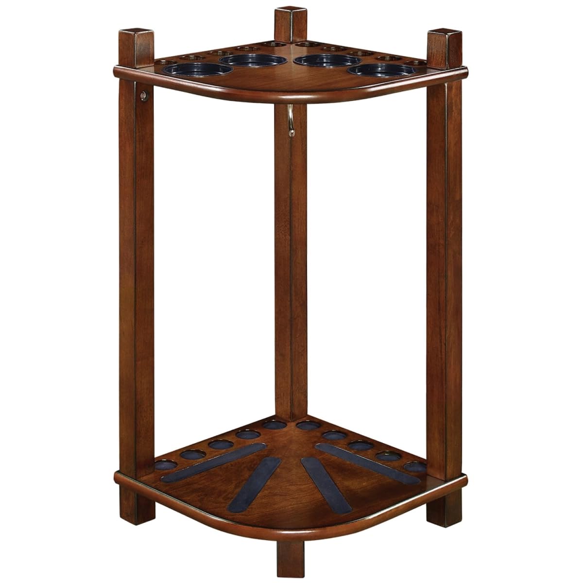RAM game room FCR2 CN Square Leg Floor Cue Rack Chestnut