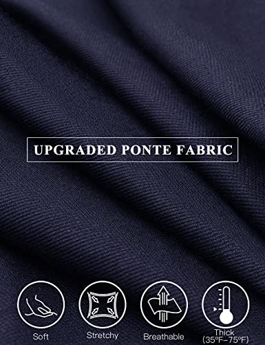 Tapata Women's Dress Pants 28"/30"/32"/34" Stretchy Bootcut Slacks with Pockets Tall, Petite, for Office Work Business3