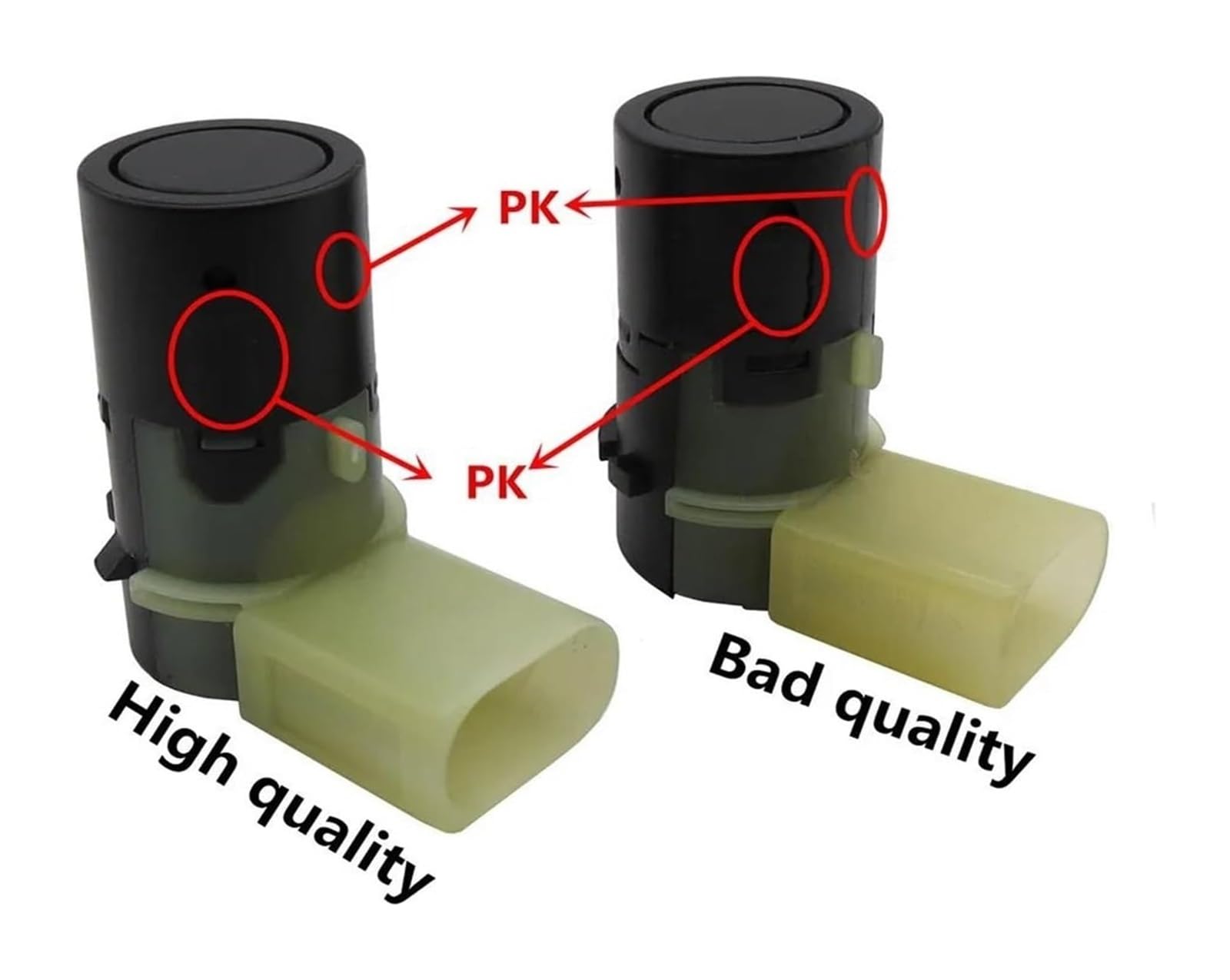para A6 C5 C6 A4 A8 2002 2003 2004 2005 2006 2007 2008 2009 2010 2011 Sensor Aparcamiento PDC Parktronic 4 Piezas Sensor De Aparcami(7H0919275)
