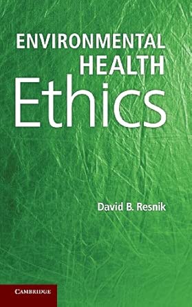 Environmental Health Ethics book cover