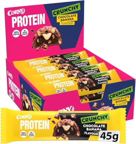 Barres protéinées Corny Crunchy sans sucres pour stopper les fringales et sculpter le corps