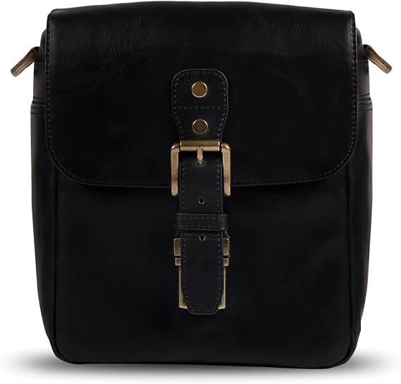 MegaGear Leather Camera Messenger Bag