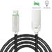 Phone Charging Cable, Anlyso 6FT Nylon Braided LED Smart Auto Disconnect Fast USB Charging Cable and Sync Data Cord Compatible Phone XS MAX XR X 8 7 6 Plus Pad Pod (Silver)