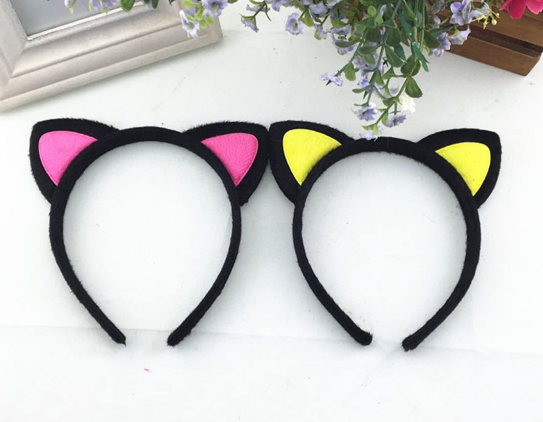 Cerchietto Luci Led Orecchie Gatto - Colorato Per Feste E Cosplay