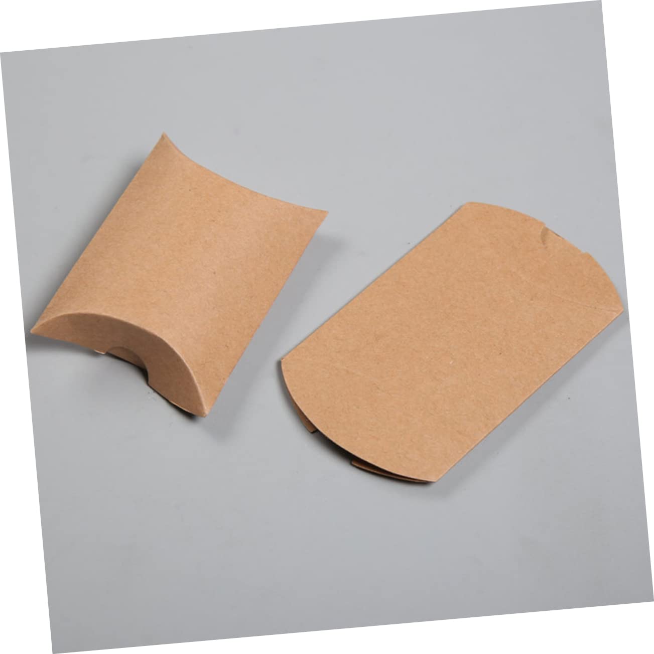 Anneome 120pezzi Scatole Kraft Forma Di Cuscino Con Corda Per Confezionamento Regali e Dolci Contenitori Per Feste e Eventi Scatoline Decorative Per Compleanni e Matrimonio