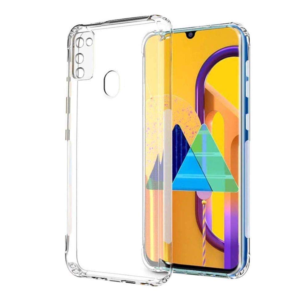 Aaralhub Slim Silicon Matte Soft Finish Flexible Back Cover Case for Samsung Galaxy M21 :: Samsung M21