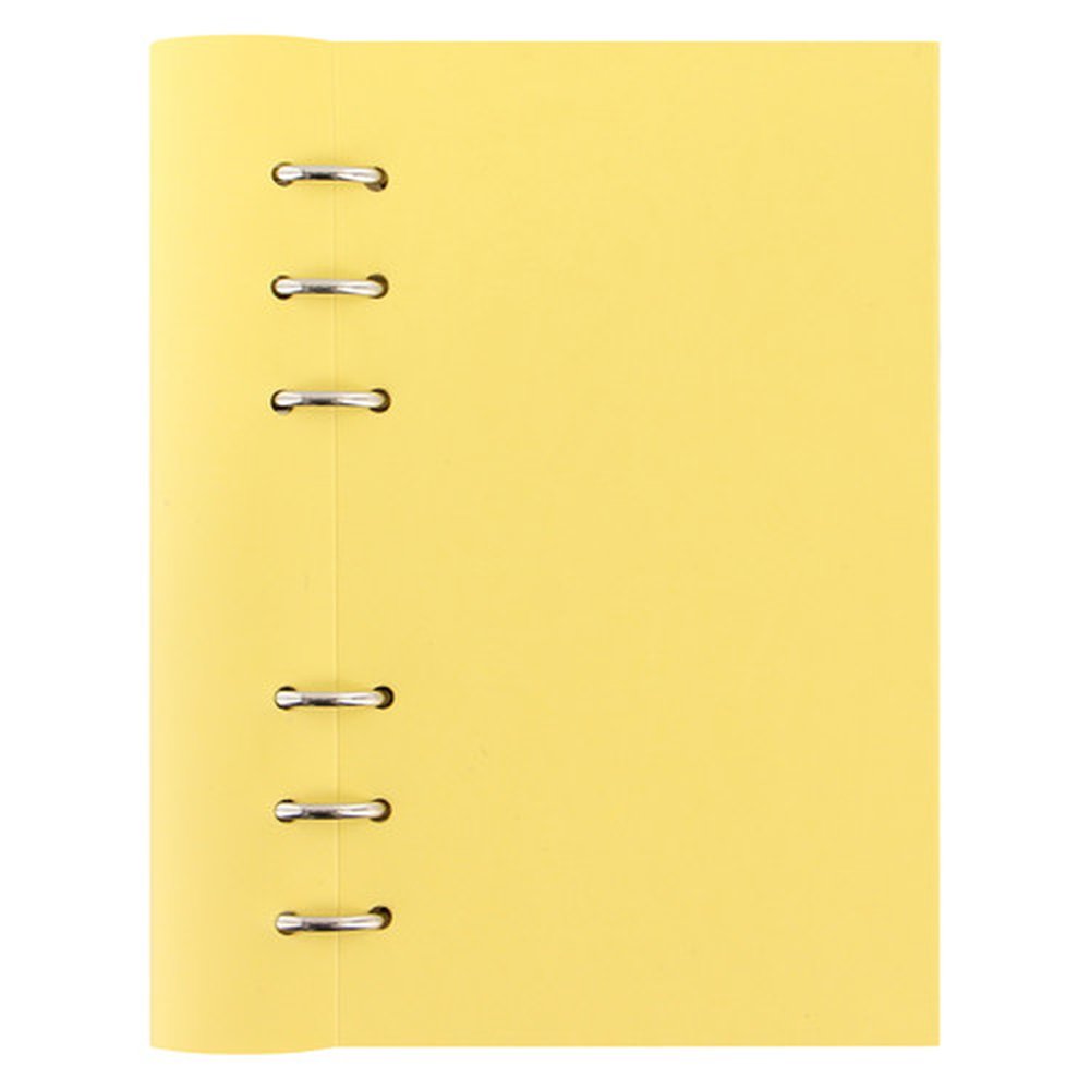 Filofax Clipbook Classic Pastels Notizbuch, Zitronengelb