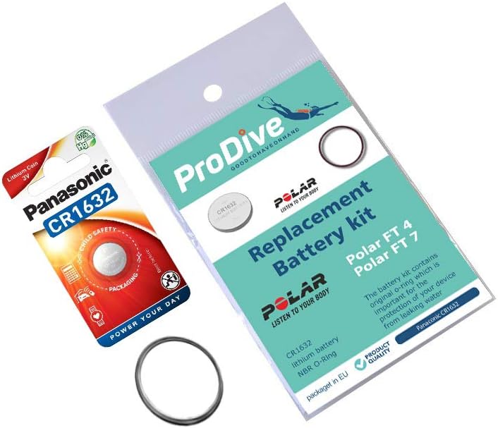 ProDive Batery Kit for Polar FT4 FT7 Heart Rate Monitor Sports Watch, Replacemen Service Spare Set