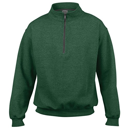 Gildan mens Heavy Blend 8 oz. Vintage Classic Quarter-Zip Cadet Collar Sweatshirt(G188)-MEADOW-3XL