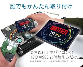 Amazon | WINTEN SSD 512GB 2.5インチ SATA3 6Gbps 3D NAND