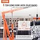 VEVOR Hydraulischer Langer Ram-Wagenheber, 4 t Motorhebezylinder mit Einzelkolbenpumpe & Flacher Basis, Hydraulischer Auto-Flaschenheber für Motorhebebühnen, Garagen-/Ladenkrane, Bauernhof usw