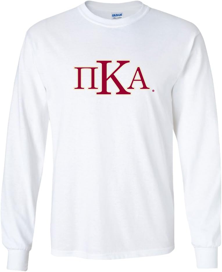 VictoryStore Apparel - Pi Kappa Alpha, Greek Letters Long Sleeve T-Shirt