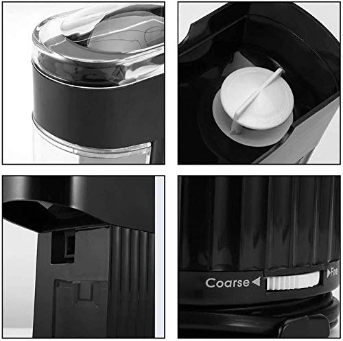 ZOUSHUAIDEDIAN Kaffeemühle, Edelstahl Einstellbarer Gratmühle, elektrische Kaffeemühle, for Kaffeeliebhaber – Bild 5