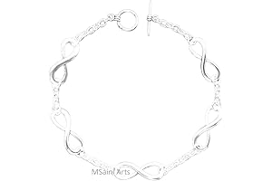 Sterling Silver Infinity Bracelets for Women: Adorn Yourself with Timeless Elegance