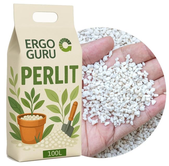 Perlite 125L Garten-Perlit für Pflanzen zur Bodenverbesserung Bauwesen Substrat ideal für Garten und Zimmerpflanzen