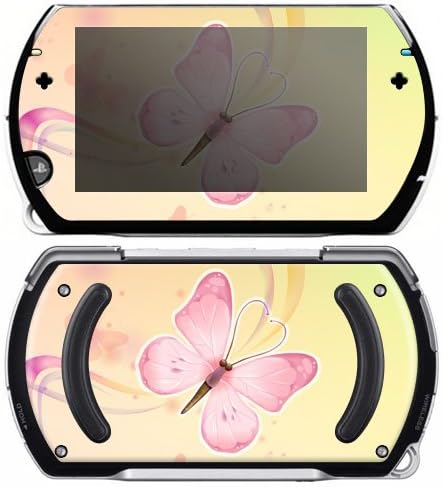 Sony PSP Go Decal Skin - Pink Butterfly