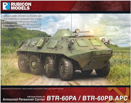 BTR-60PB blindé soviétique 1/56 Rubicon Models RB0122 maquette historique plastique pour wargame