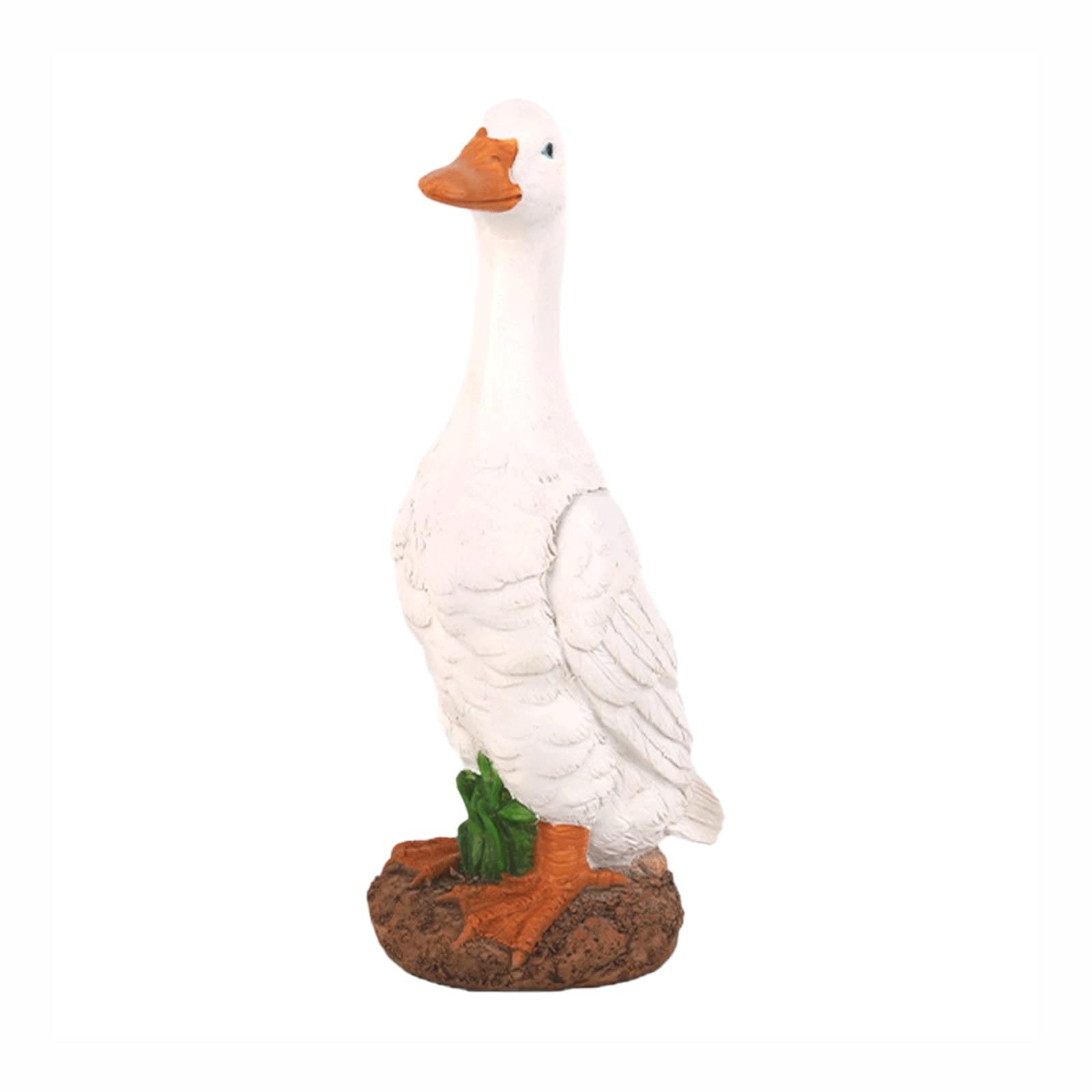 Figurines pour amoureux du jardin : statue de canard en résine à offrir pour embellir un balcon