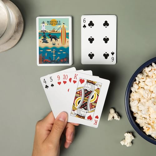 Lantern Press Naipes Martha's Vineyard 52 Cartas Póker miniatura 2