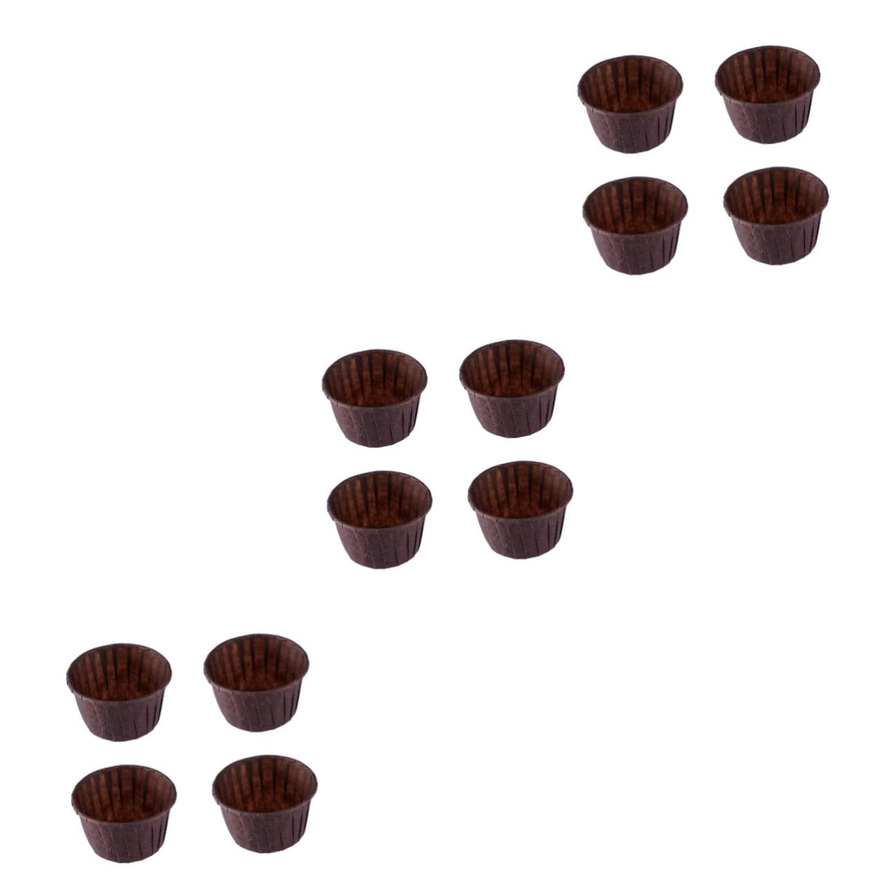 Alipis 300pezzi Pirottini Muffin Antiaderente Per Cupcake Accessorio e Resistente Al Per e Dessert Color