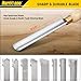 HURRICANE 8pc Wood Lathe Chisel Set Wood Turning Tools Wood Lathe Tools HSS Turning Tools for Woodworking with Wooden Box - Perfect Tools for Precision Cutting and Smooth, Detailed Projects