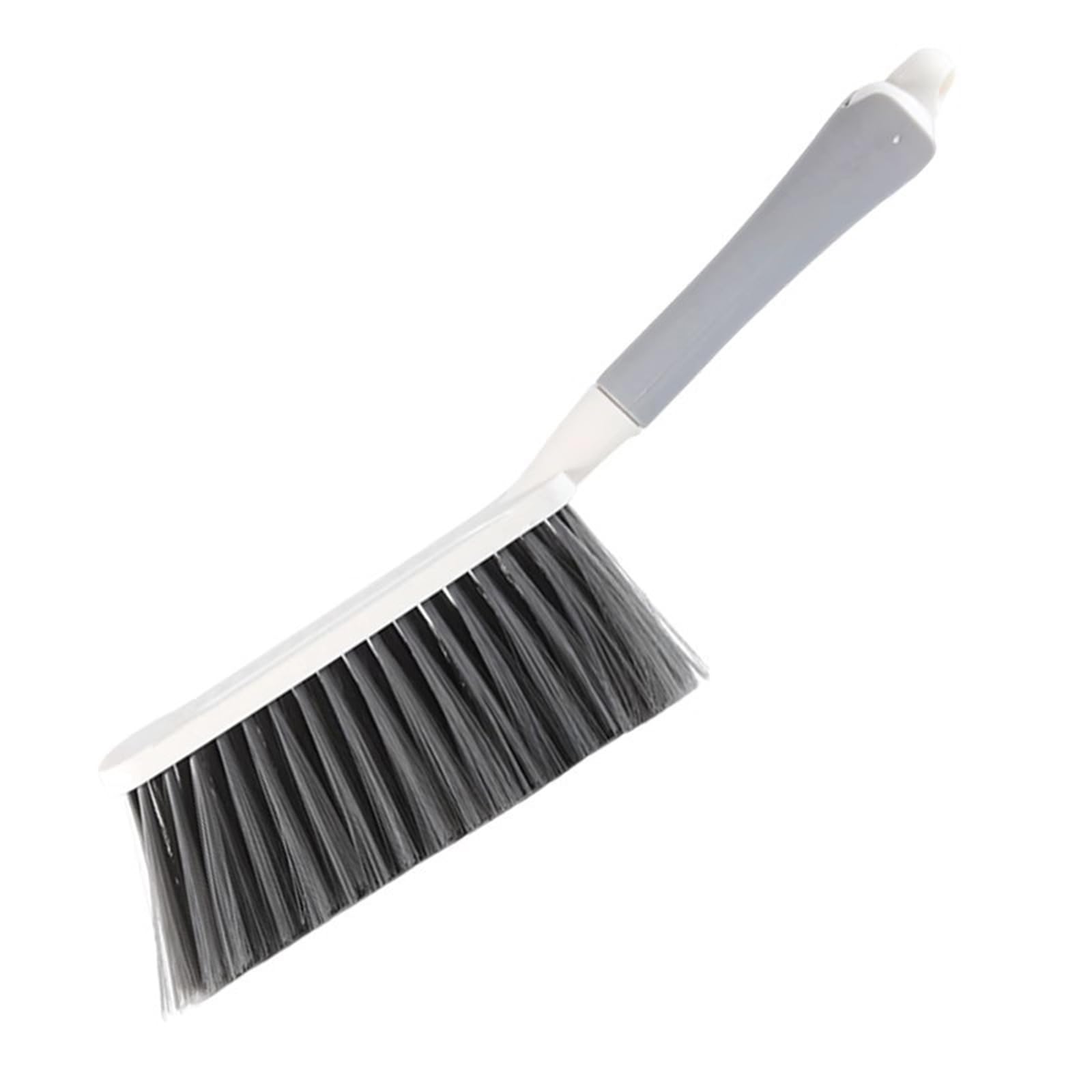 KIPSOME Hand Broom with Long Handle, Soft Bristle Cleaning Brush, Multi-Purpose Duster for Bed, Car, Sofa, Furniture, Clothes, Carpet (White)-image-49