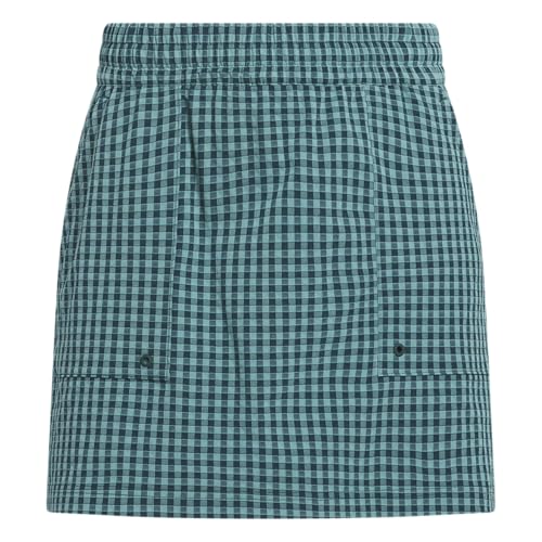 adidas Women's Ultimate365 Gingham Skort, Aurora Ivy, X-Small