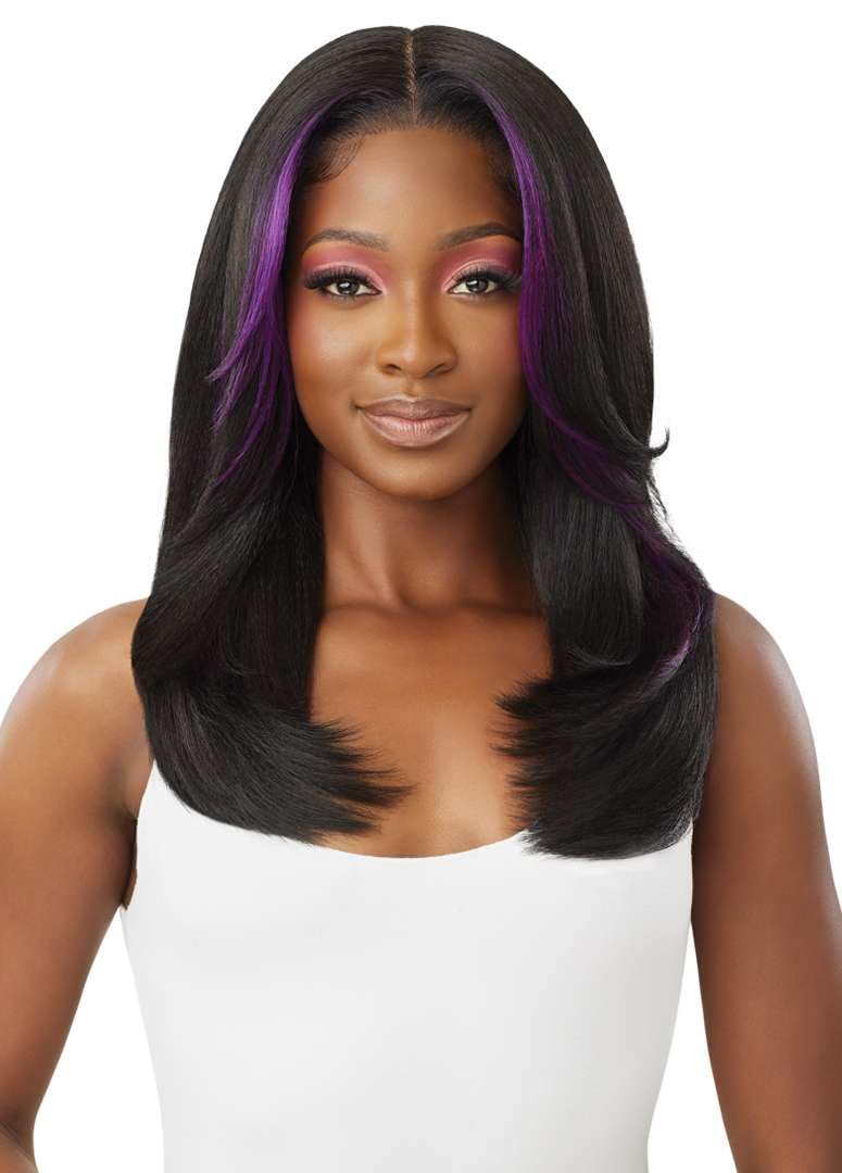 Outre Lace Front Wig - Perfect Hair Line 13X6 - Laysha (DRST PURPLE DREAM)