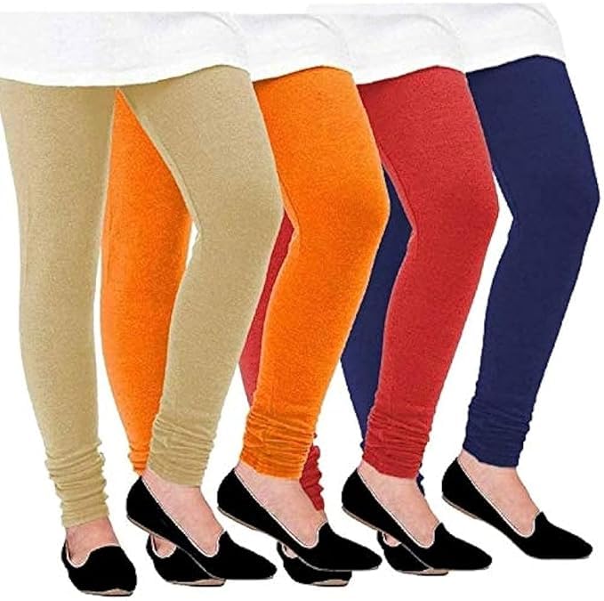 xianco Women's Cotton Leggings, Pack of 6, Multicolour, Slim Fit, Full Length-picture-50