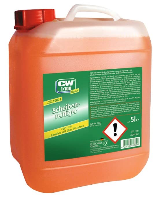 CW1:100 Classic Scheibenreiniger für die Scheibenwaschanlage, 5L
