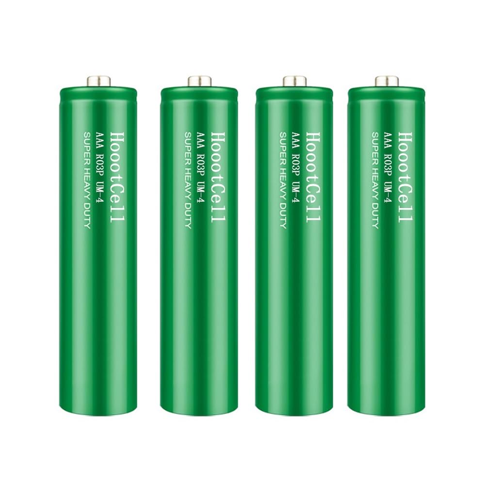 AAA Batteries, 400mAh Carbon Zinc AAA Battery, 4 Count Heavy Duty Power AAA Battery for Household and Business