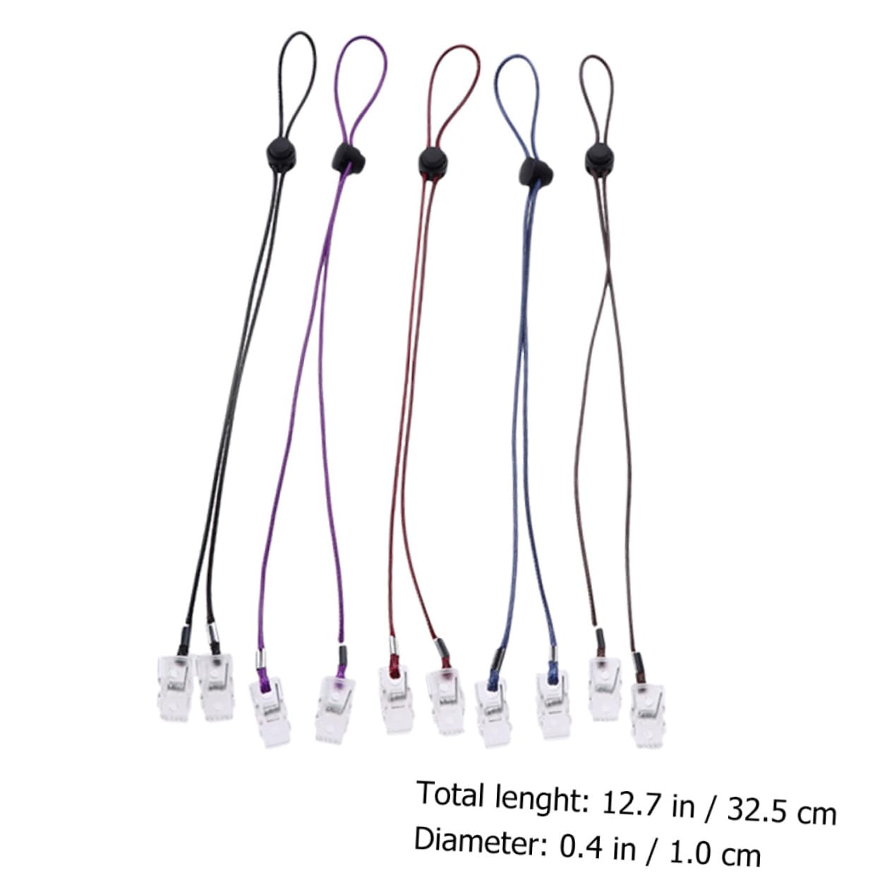 Garneck 10 Pcs Napkin Clip Holders Napkin Holders for Napkins Bib Clip Adjustable Napkin Holder Material Clean Eating Assorted Colors