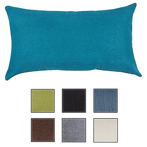 Salosan  Almohada Sofá, salón cojín, cojín decorativo, relleno hipoalergénico  en 7 colores, tamaño 40 x 70 cm