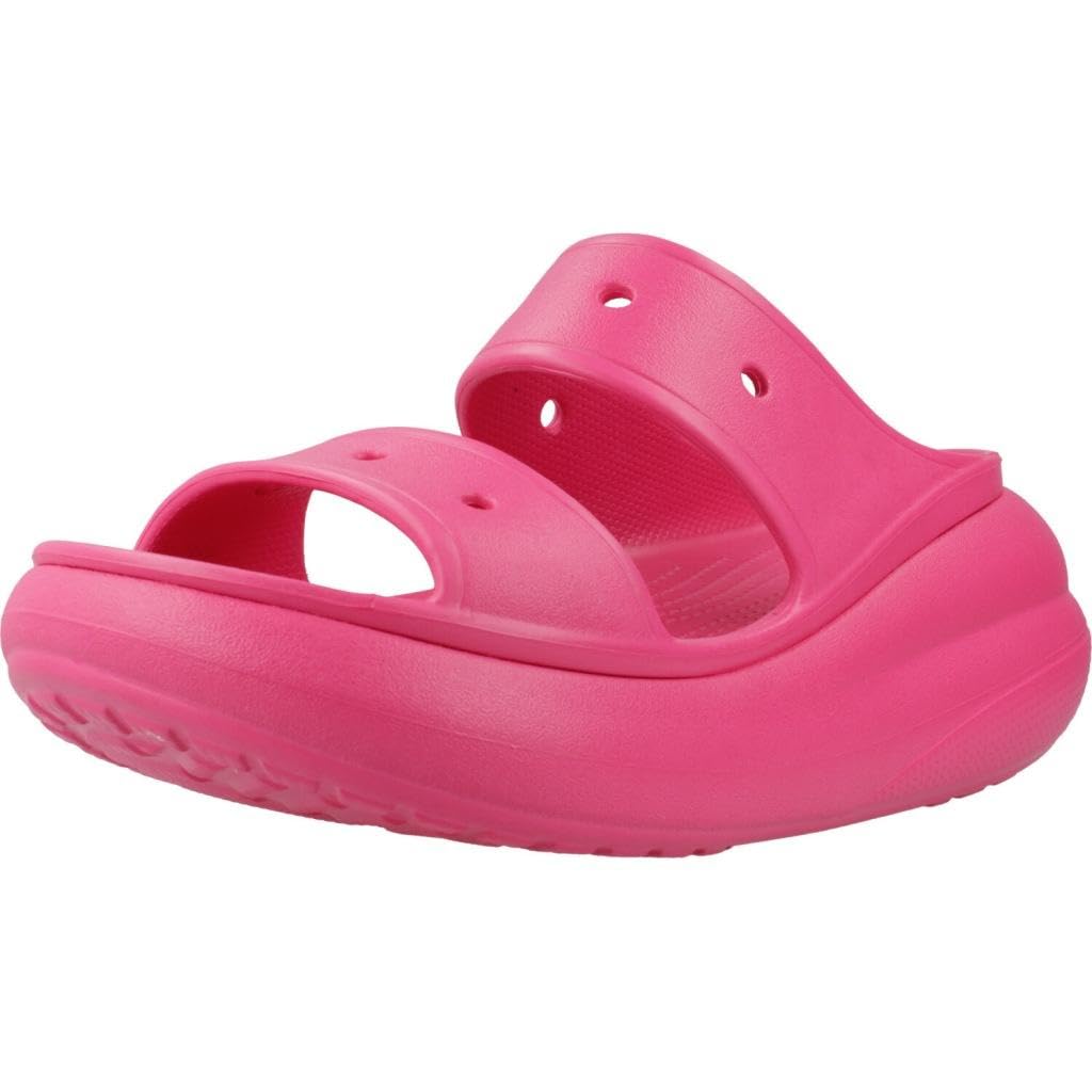 Crocs Sandalias unisex de plataforma Crush, sandalias de cuña, Dragon Fruit, 38/​39 EU