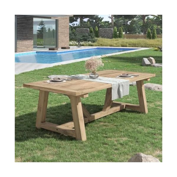 OUTLIV. Gartentisch Marbella aus recyceltem Teakholz